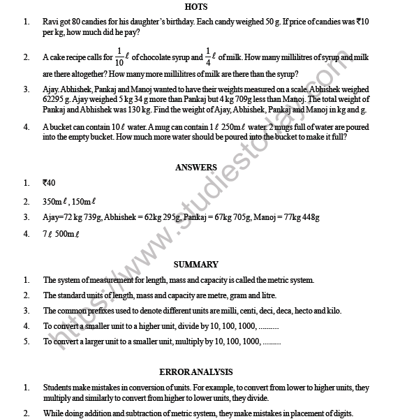 cbse-class-4-maths-metric-measures-hots